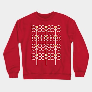 Bearberry Rows (Red) Crewneck Sweatshirt